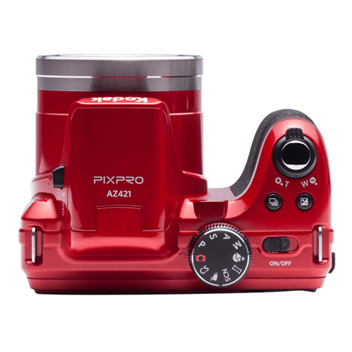 Kodak Bridge Camera AZ422 rouge, zoom optique 42x, 16Mp, 3 "LCD, 24mm