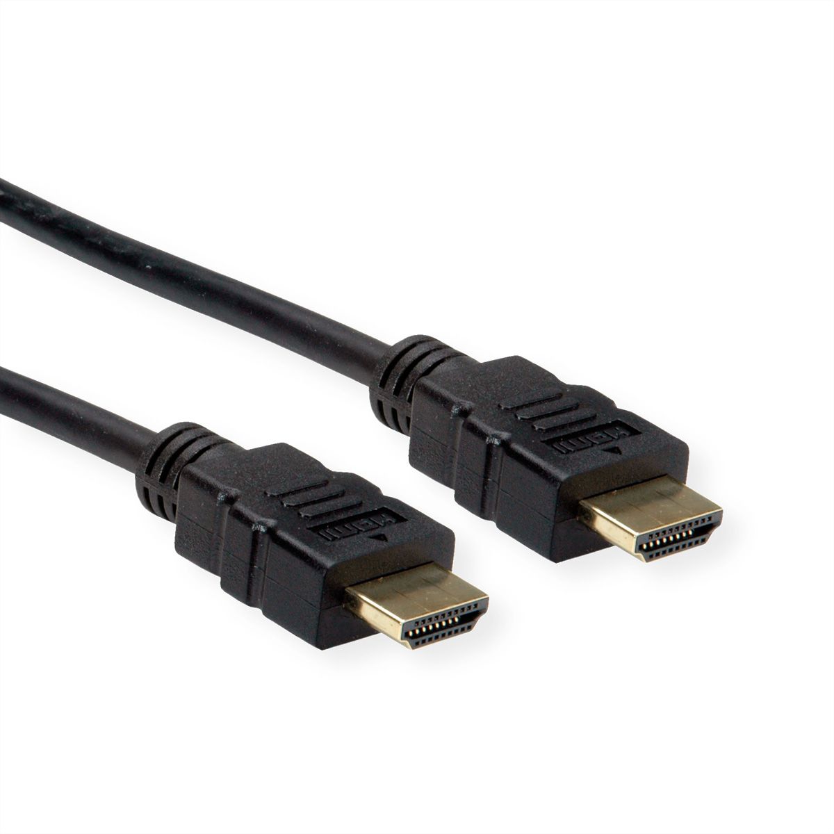 ROLINE HDMI High Speed Kabel mit TPE, schwarz, 2 m AG