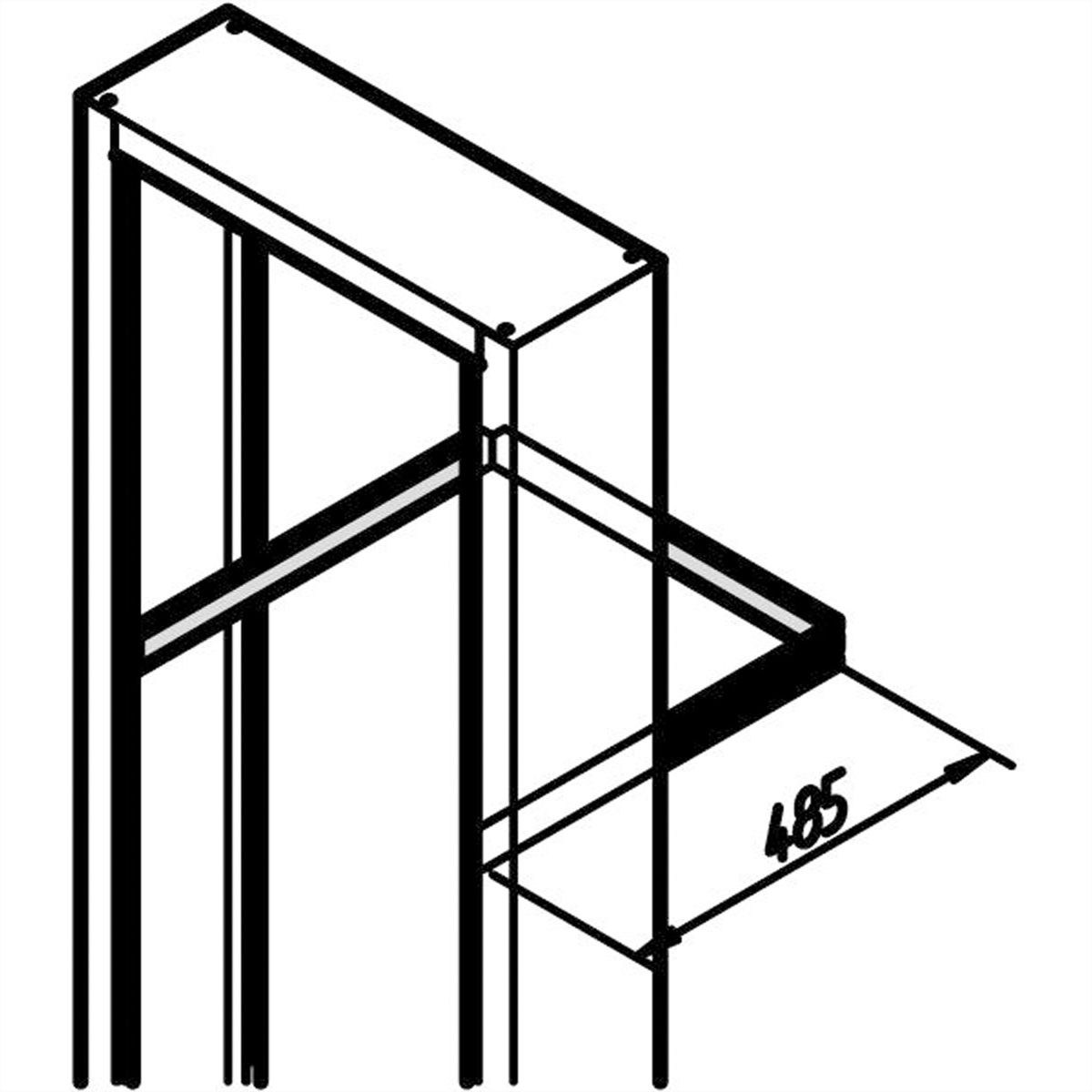 Schroff Kabelabfangschiene Kabelabfangschiene 483l Secomp Ag