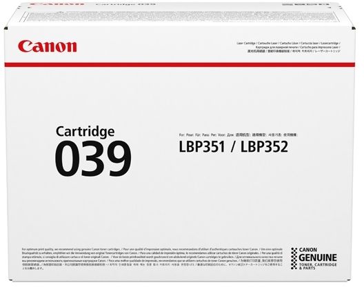 Canon 039 Cartouche laser Noir - SECOMP AG