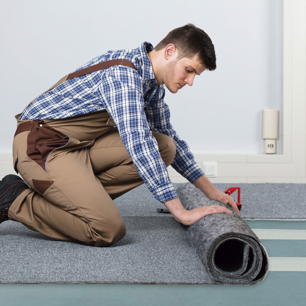 VELCRO® Universal Flooring Fastener 25m Hakenband 45mm weiß AG