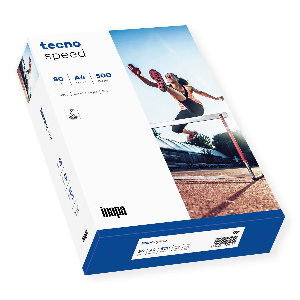 Papel De Color Salmón Inapa Tecno Colors A3 80 G/m² - 500 Hojas Para Impresora