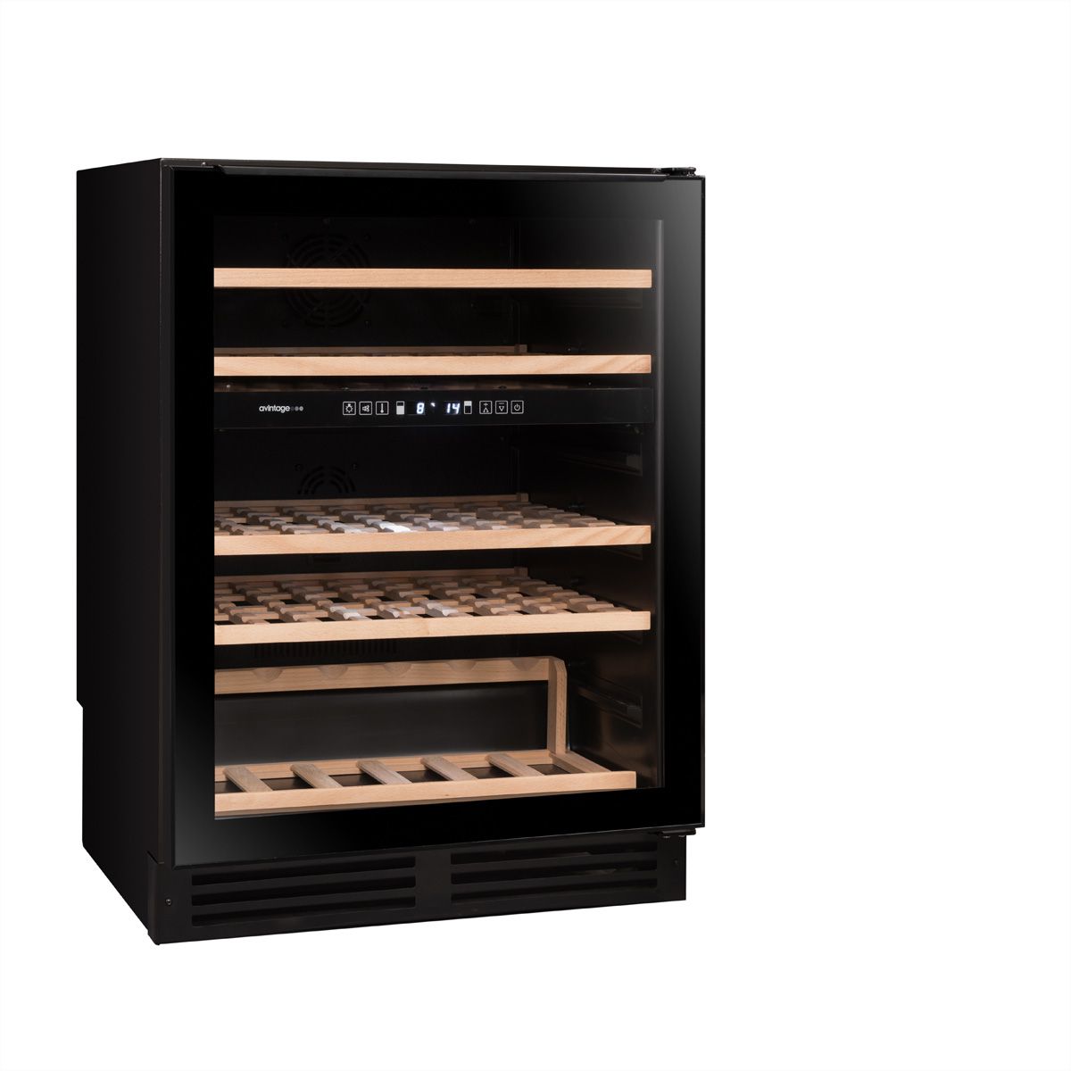 Avintage Armoire à vin AVU53PREMIUM, Encastré, 2 zones, 50 bouteilles