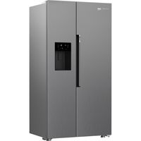 BEKO Side by Side GN162341PTCHN, 525l, No Frost, argent, Distributeur d'eau avec Ice