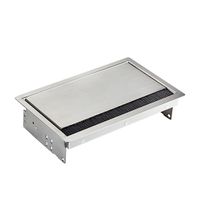 BACHMANN CONI cadre d'encastrement 3x acier inoxydable