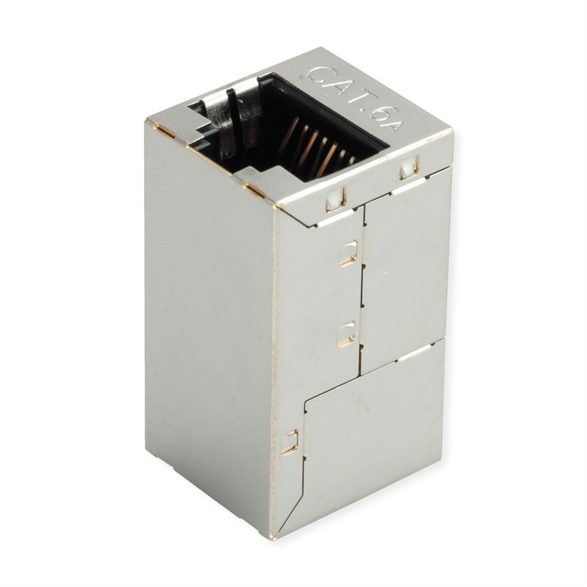 ROLINE Coupleur RJ-45 blindé, Cat.6A/Classe EA, argent
