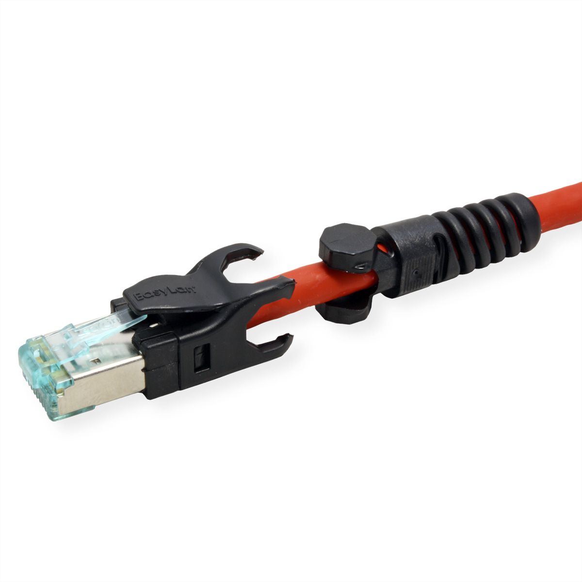 EasyLan VarioBoot Cordon Cat.6A, S/FTP, rouge, 1 m