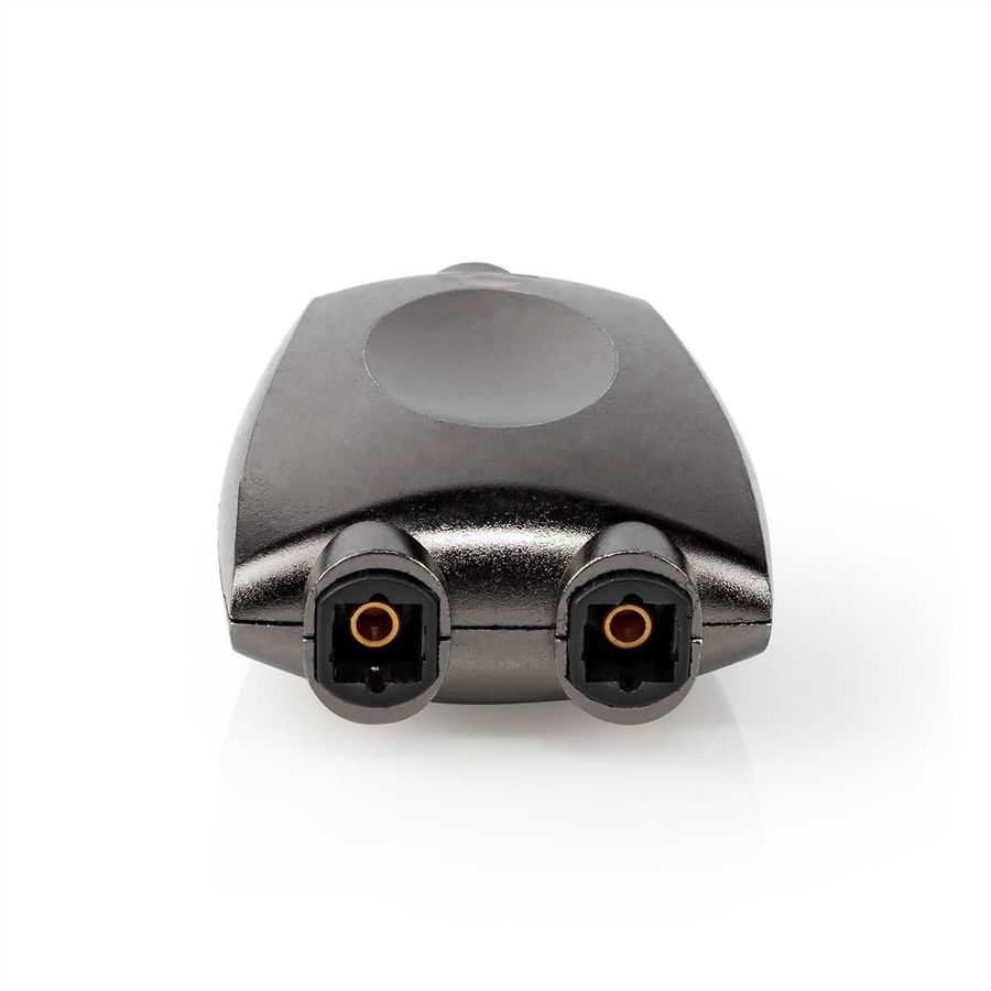 Adaptateur Toslink Nedis, splitter, BU/BU, gris