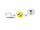 ROLINE Câble HDMI Ultra HD avec Ethernet, M/M, Ultra-Slim, coaxial, noir, 1,5 m