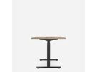 WRK21 Schreibtisch Smart 120 x 80 cm, Höhenverstellbar, Kendal Eiche / Schwarz