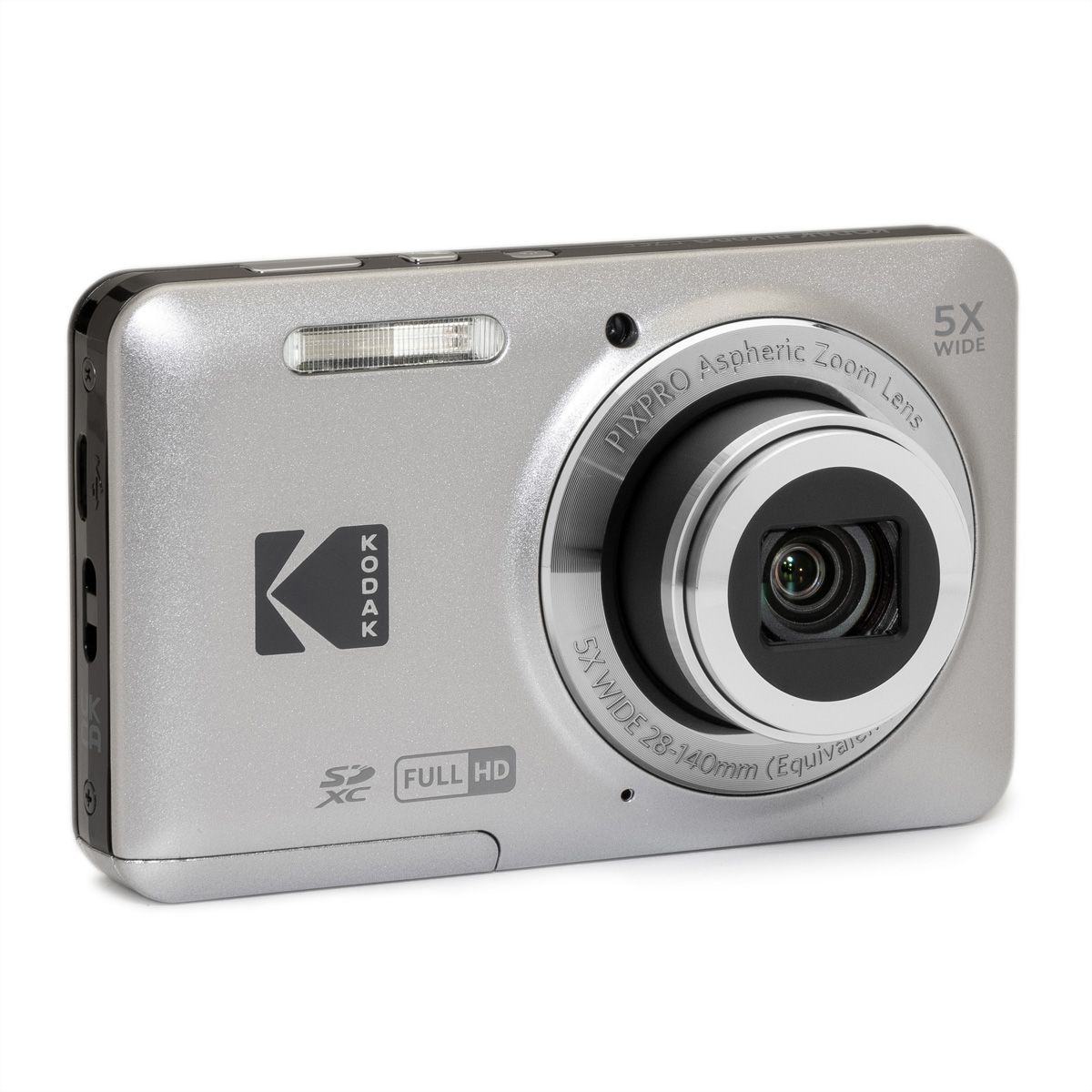 Appareil photo compact Kodak PixPro FZ55 argent, 16 MP, zoom 5x, Full HD