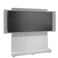 Middle Atlantic Products FM-DS-6675FS-KD8W TV-Halterung 2,06 m (81") Grau, Silber, Weiß