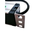 VALUE 19-Zoll-Steckdosenleiste 7fach mit Überlastschutz, 1 HE, Schutzkontakt-Stecker, 1,8 m
