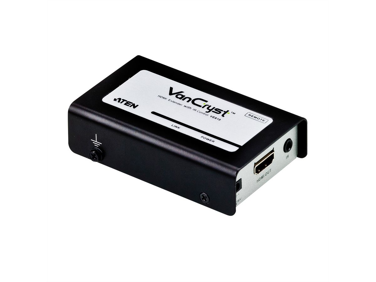 ATEN VE810 HDMI Extender, IR-Fernbedienung, Kat. 5e, 60m