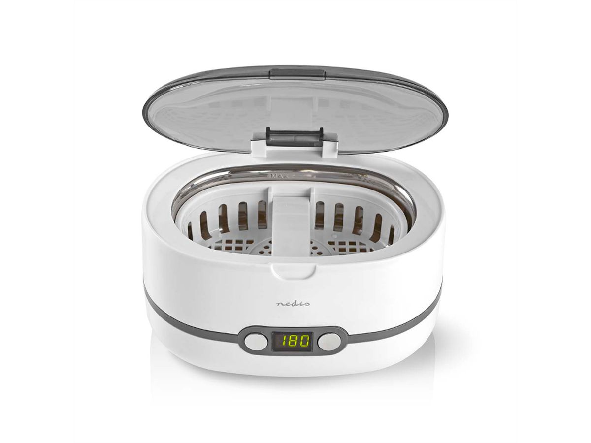 Nedis Nettoyeur à ultrasons pour bijoux, 230V, 50Hz, weiss