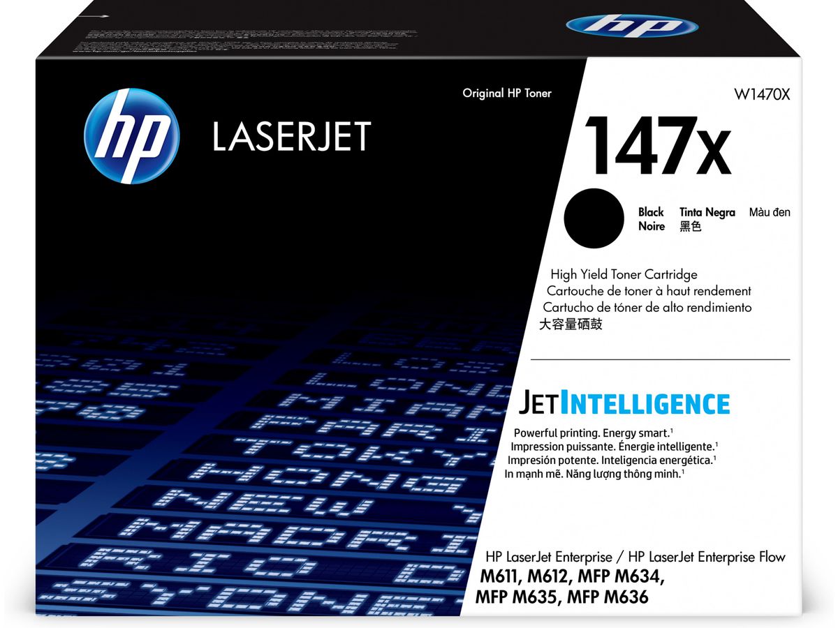 HP LaserJet 147X Schwarz Original Tonerkartusche mit hoher Reichweite