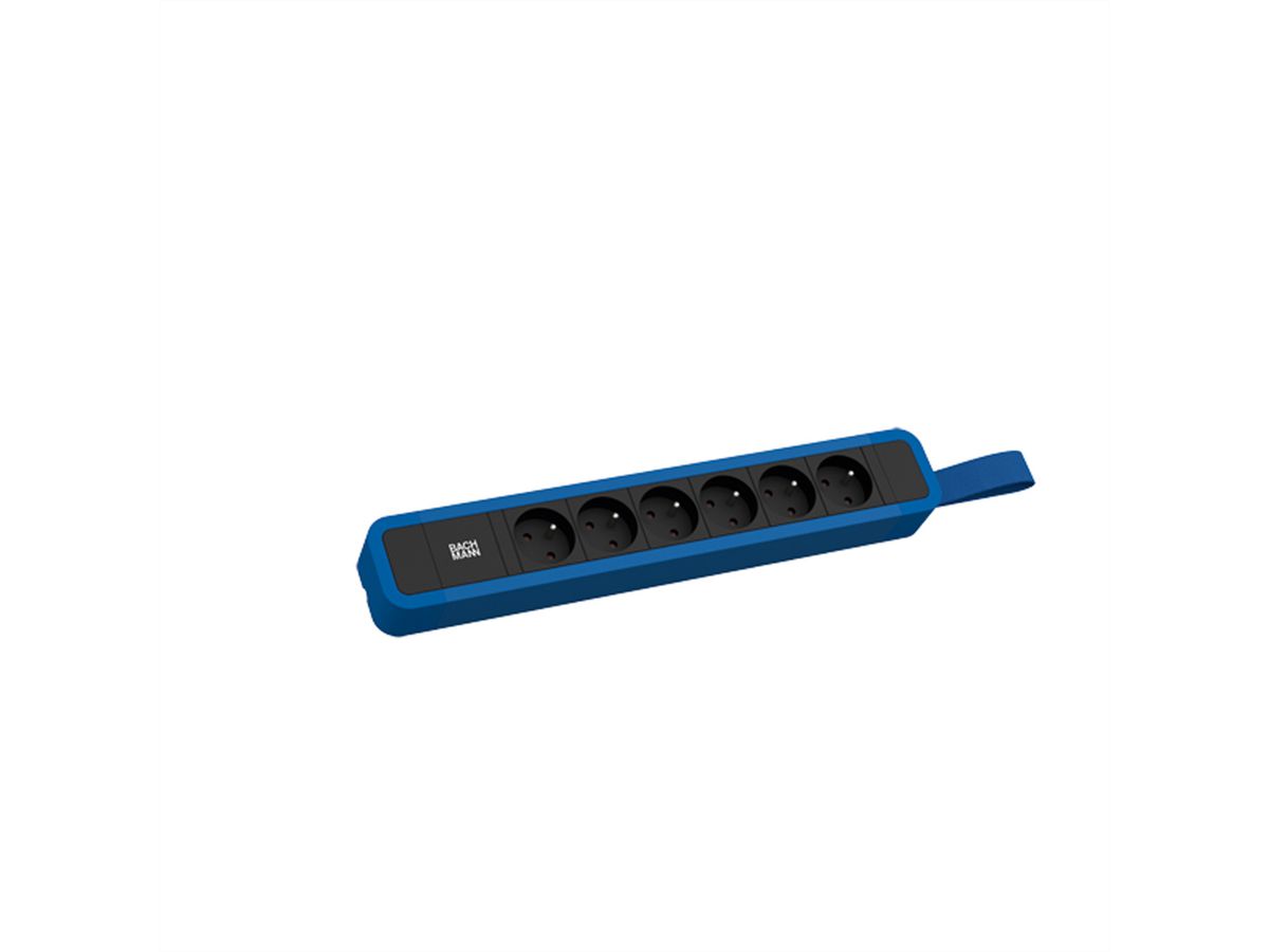 BACHMANN PRIMO 2 6xUTE mit Schlaufe 2,0m CEE7/7 RAL5010