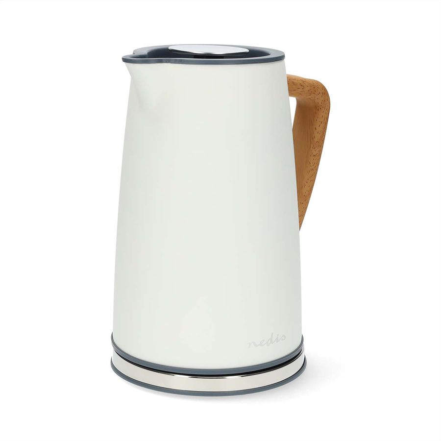 Bouilloire Nedis 1,7 l, blanc, Soft Touch, Strix