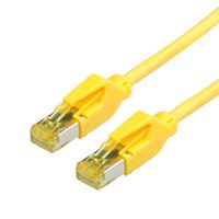 Cordon DRAKA Cat.6A (Classe EA) UC900 / HIROSE TM31, jaune, 0,5 m