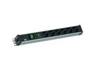 BACHMANN 19" 1,5UH 6xCEE7/3 1xcommutateur 1xSPD-Plus 2,0m CEE7/7
