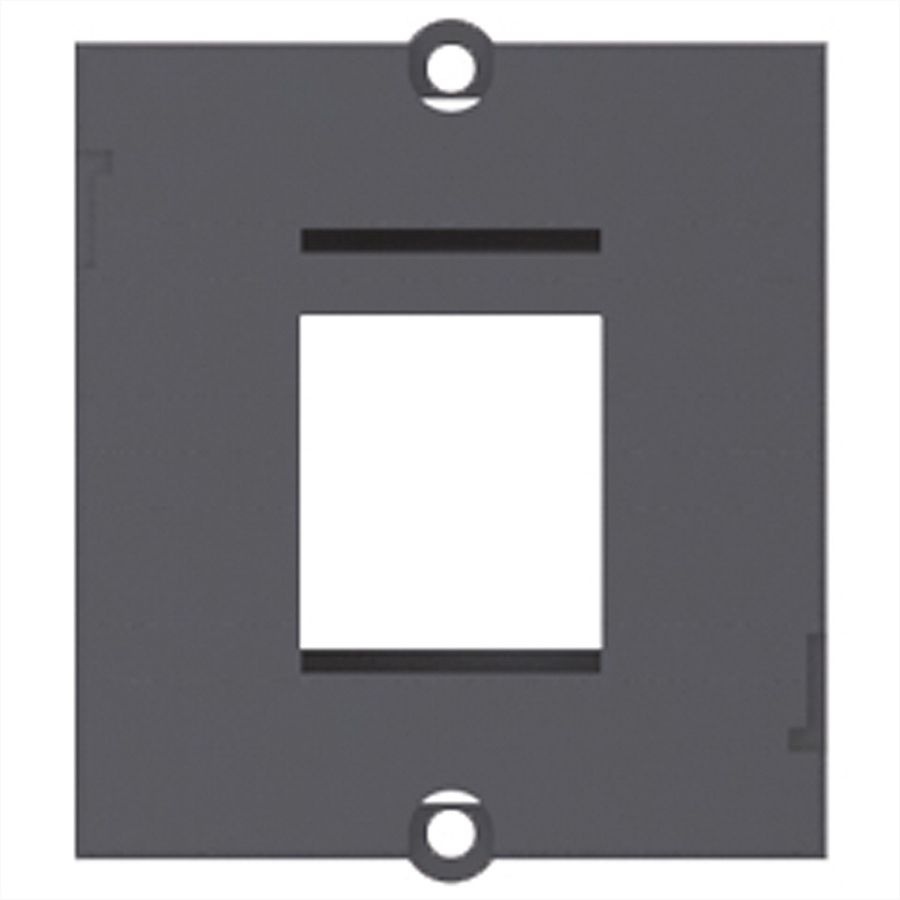 BACHMANN Module Cadre 1x Keystone, noir