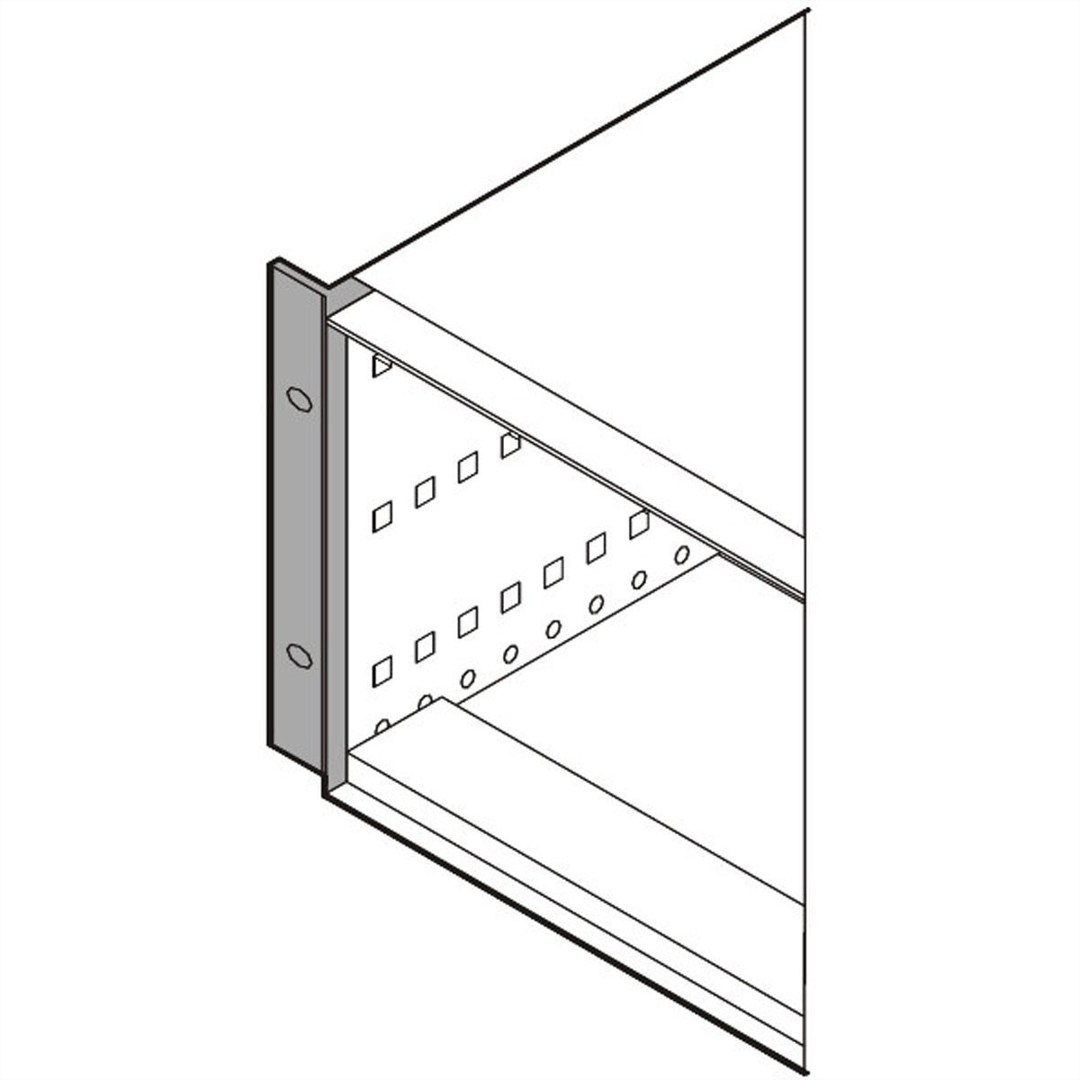 SCHROFF 19"-Befestigungswinkel - RATIOPAC PRO 19"WINKEL 4HE