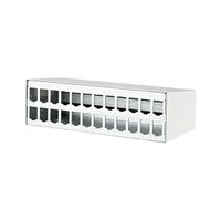 METZ CONNECT Modul AP-Gehäuse 2x12 Port reinweiß RAL9010