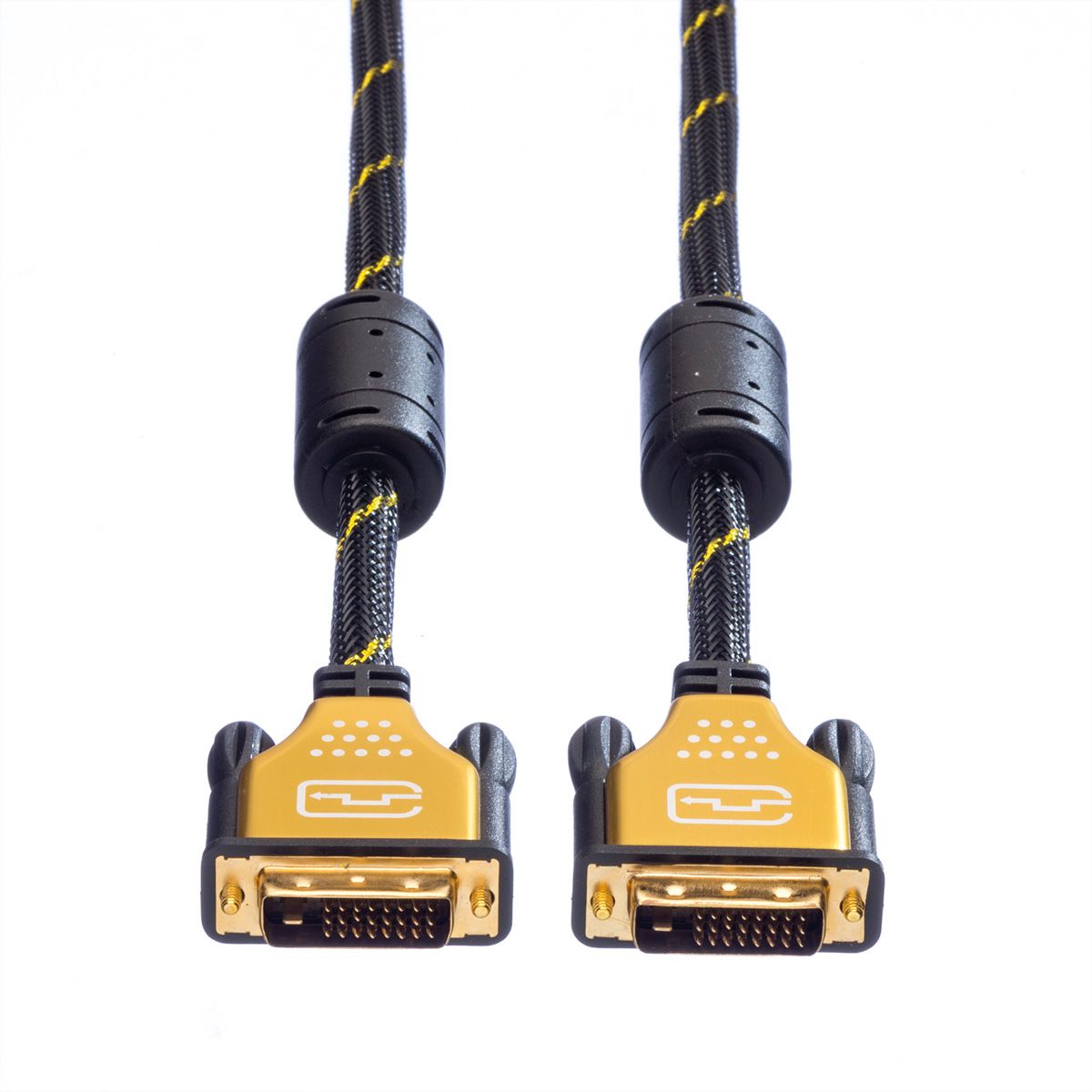 ROLINE GOLD Monitorkabel DVI, ST-ST, (24+1) dual link, 2 m