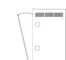 Middle Atlantic Products WR-RAP-44 Rack Zubehör Rear access panel