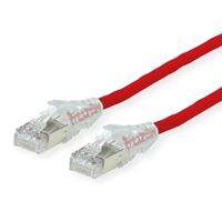 Cordon DÄTWYLER Cat.6A (Classe EA) S/FTP, CU 7702 flex LSOH, AMP v2, rouge, 5 m