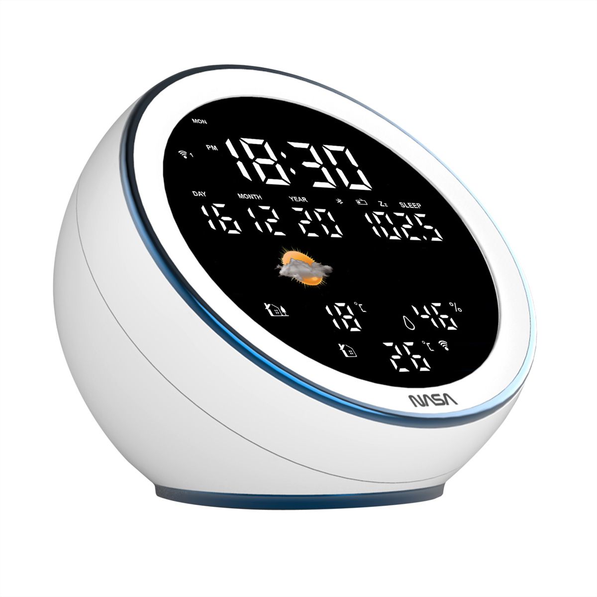 Nasa Wetterstation WSP1500, weiss, Bluetooth Speaker
