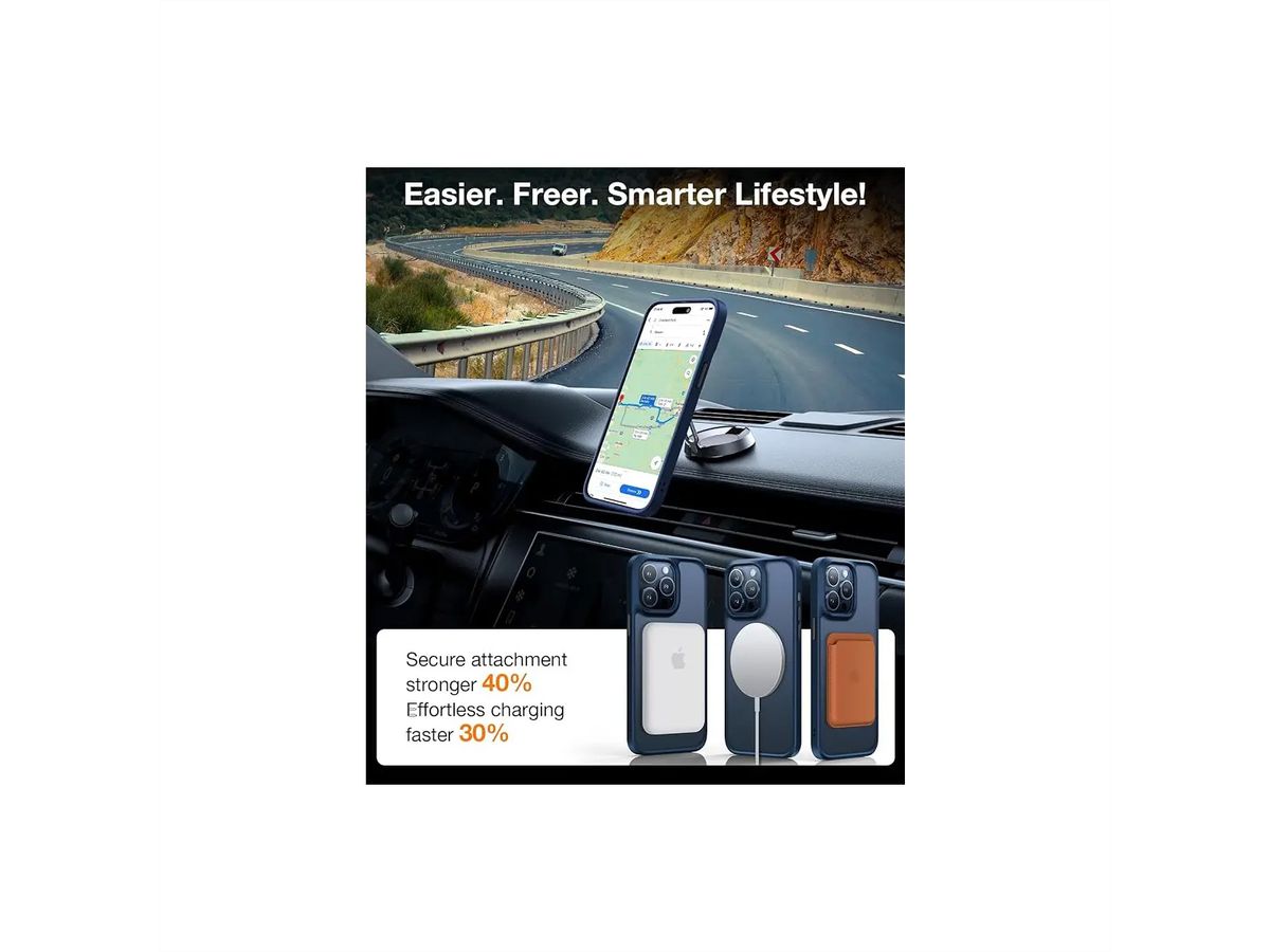 Torras étui portable Guardian , iPhone 15 Pro Max, bleu