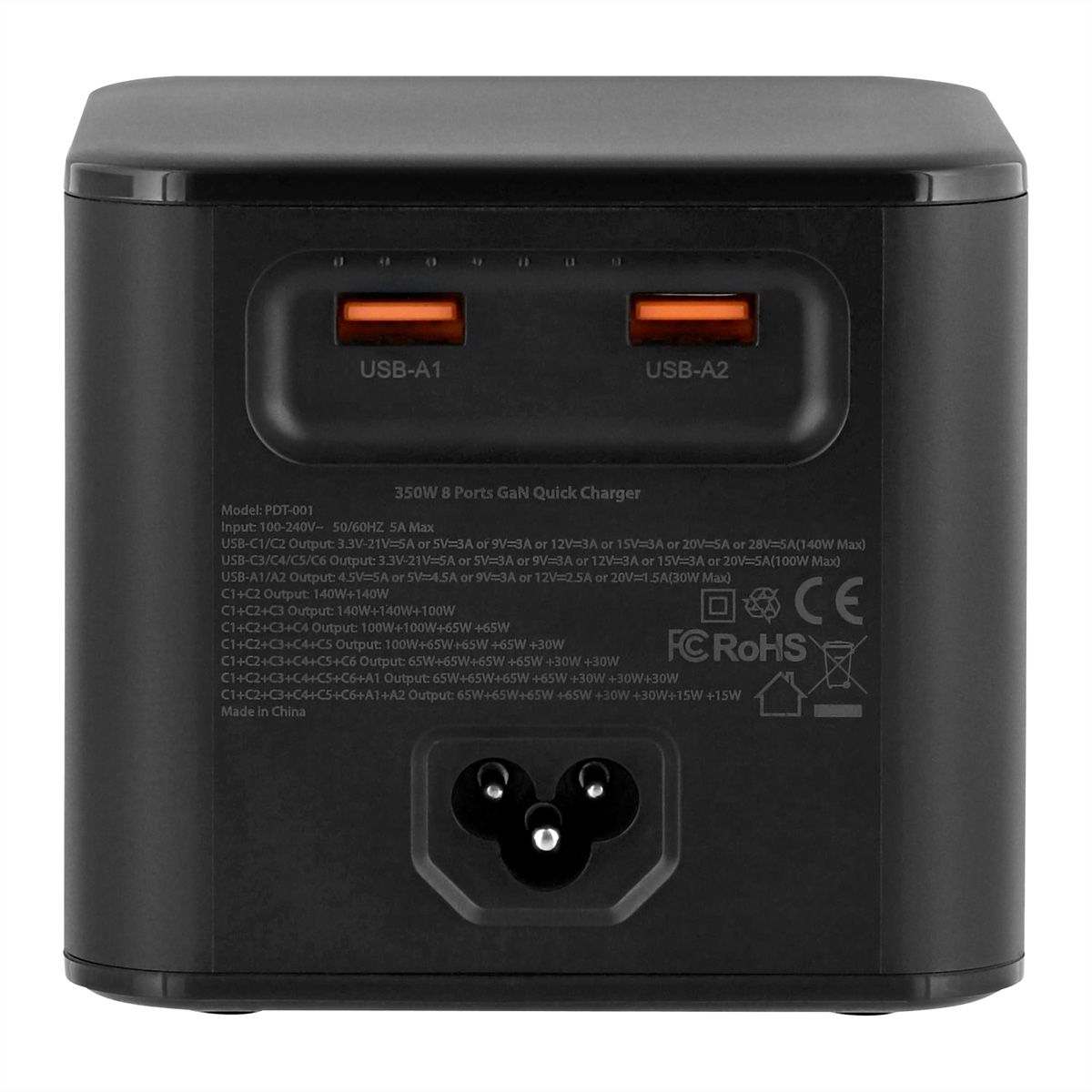 T'nB Ultra-powerful Ladestation, 380W, schwarz