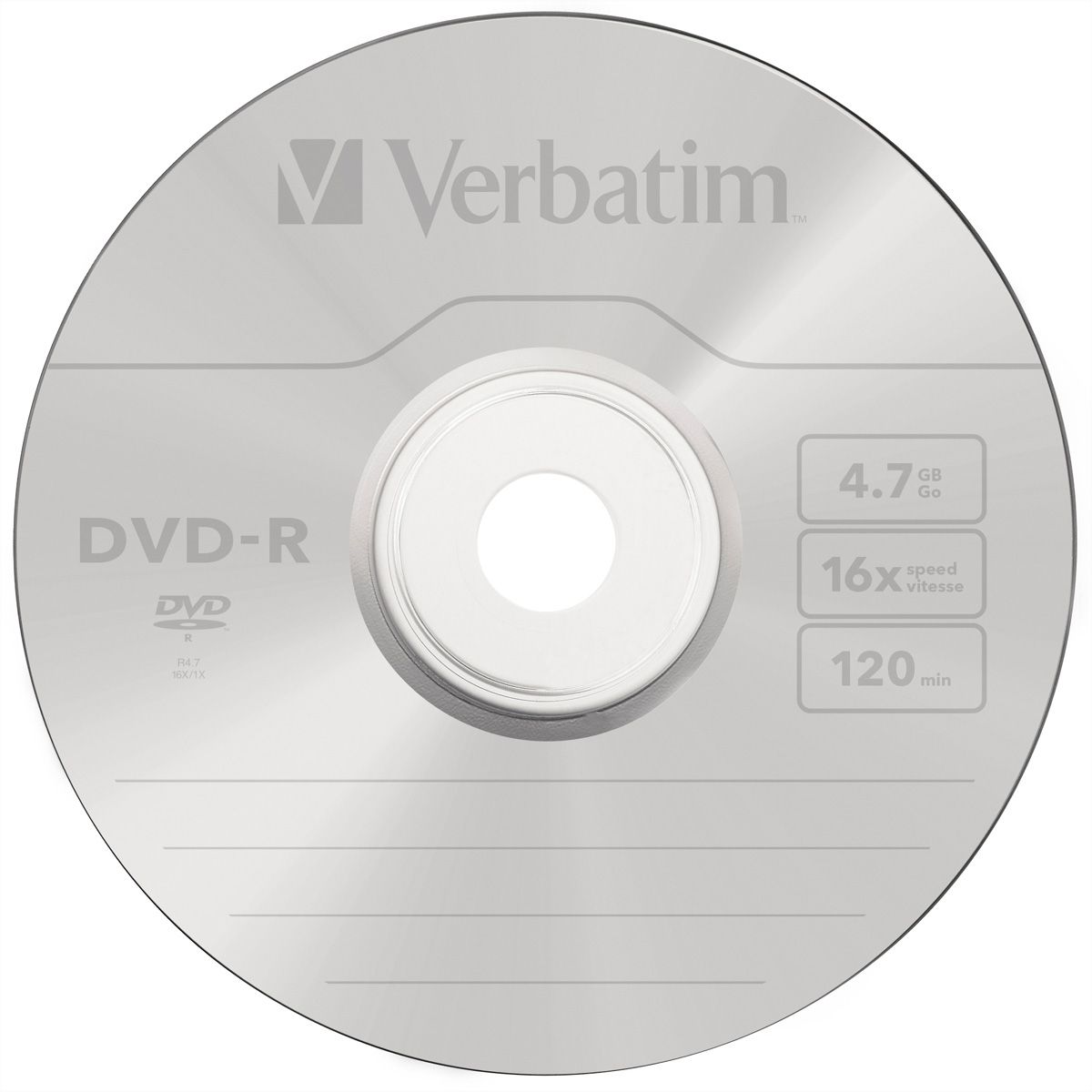Verbatim DVD-R Spindle 4.7GB 16x 10 Pack