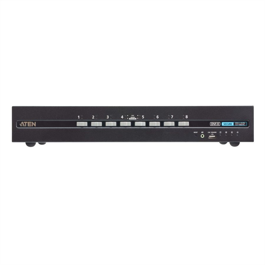 ATEN CS1188D4C 8-Port USB 4K DVI Secure KVM mit Card Reader