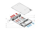 SCHROFF 1 HE, 2 Slot, mit Rear I/O und ATX-Netzgerät - BGTR 1HE 275T 2SL CPCI ATX