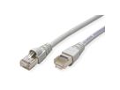 TELEGÄRTNER Patchkabel S/FTP, Cat.6A, LSOH, grau, 2 m