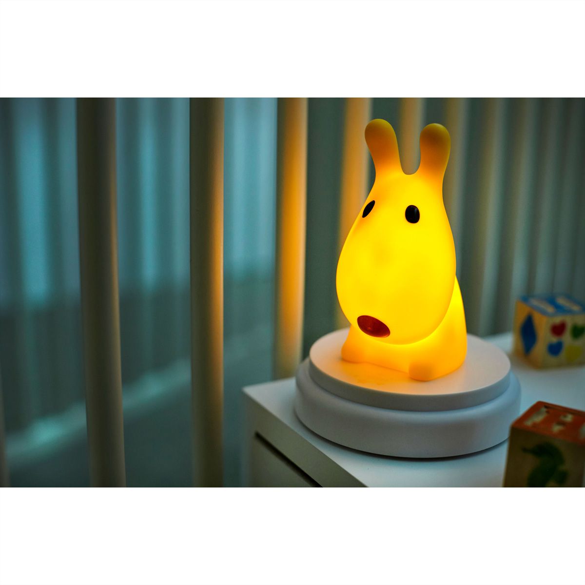 Veilleuse LED Alecto INNOCENT DOG, jaune, chien