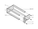 SCHROFF EuropacPRO 19" Kit bac à cartes pour carte-mère, blindage rétrofit, 3 U, 295 mm