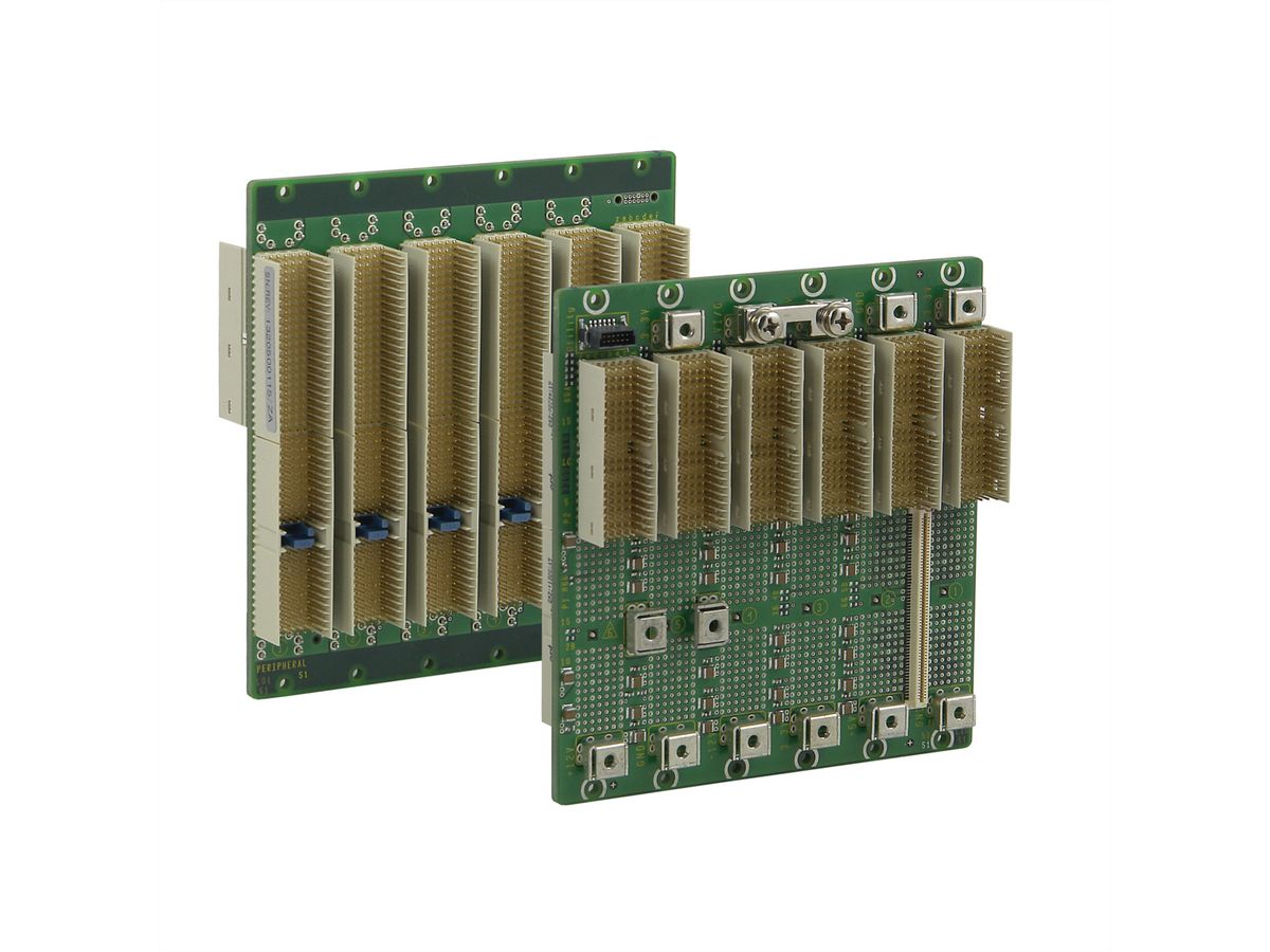 Carte-mère CPCI SCHROFF, emplacement système droit, 3 U, 2 slots, 32-Bit, 3.3 V VI/O