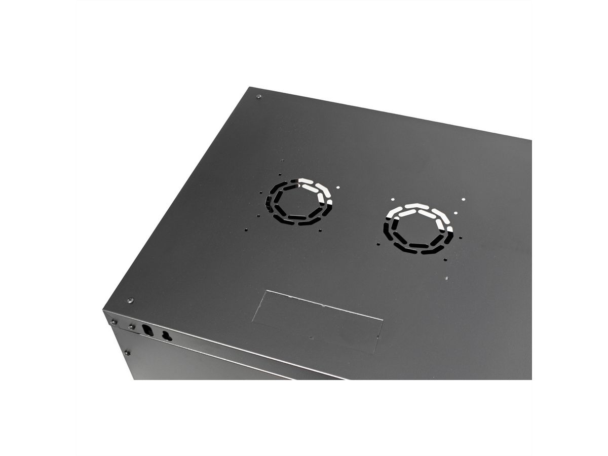 ROLINE 19" Boîtier mural Basic Plus 6U, 600x600 LxP noir