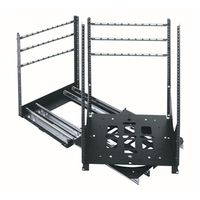 Middle Atlantic Products SRSR-4-20 Rack 20U Wandmontiertes Regal Schwarz