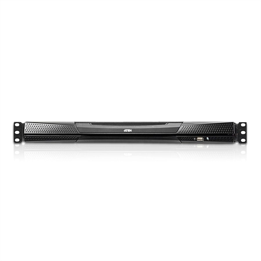 ATEN KL1516AiN KVM Over-IP Switch, 48cm TFT, VGA, PS/2-USB über Kat 5, 16 P., CH-Layout