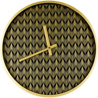 Technoline Horloge murale 971984 or Horloge à quartz, MDF