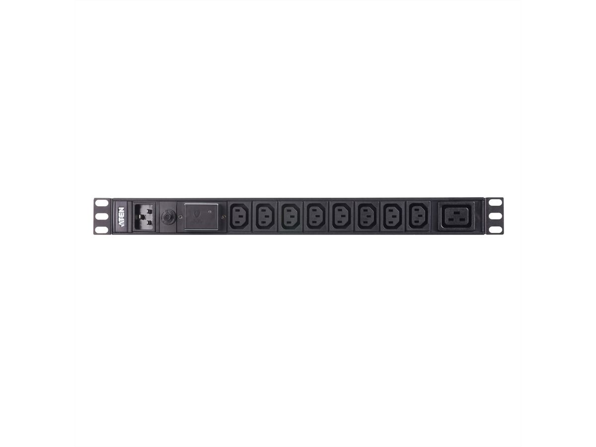 ATEN PE0209SG 1U 9 Port Basic PDU 8x C13 1x C19 16A