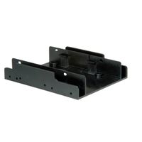 ROLINE Adaptateur pour le montage de 2 disques durs de type 2.5 en emplacement 3.5, noir