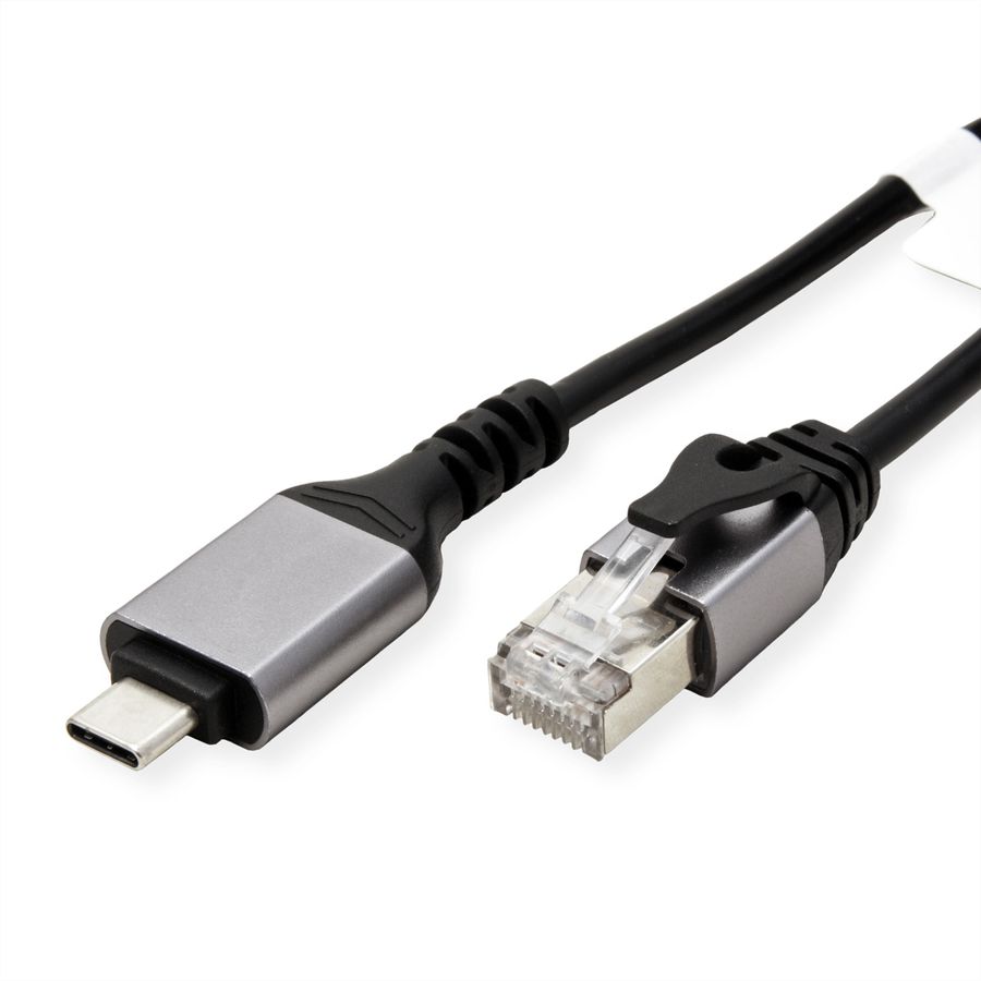 VALUE Câble convertisseur USB-C - Gigabit Ethernet, noir, 2 m