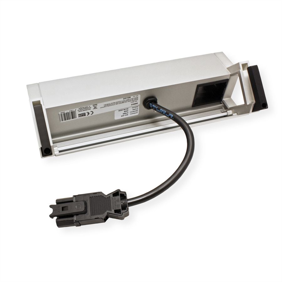 BACHMANN DESK2 2xUTE 35° 1xUSB Charger 1xCM Strom 0,2m GST18 Inox