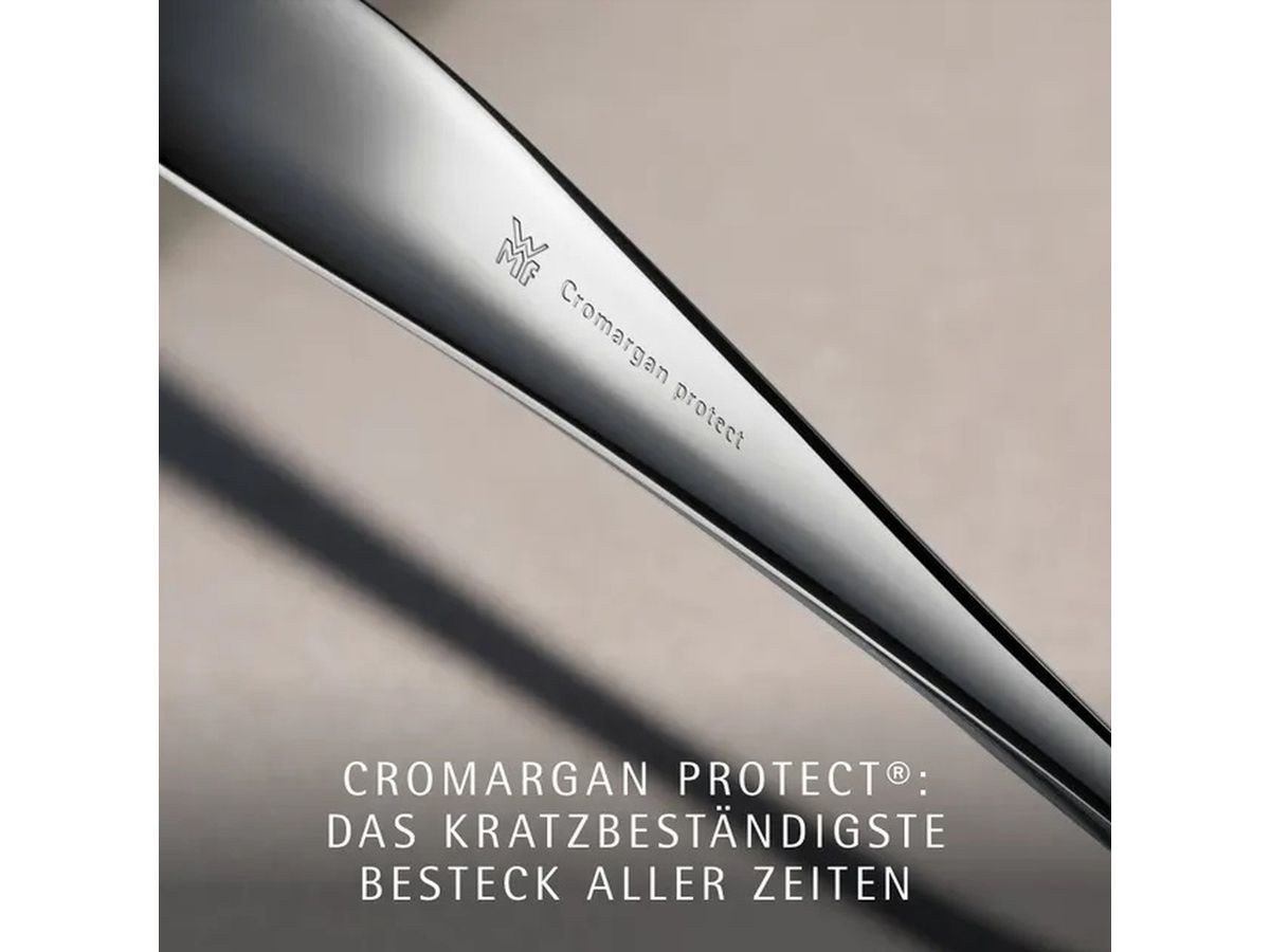 WMF Flame Plus Besteck-Set, 30-teilig, Cromargan protect®, poliert, Silber, Edelstahl