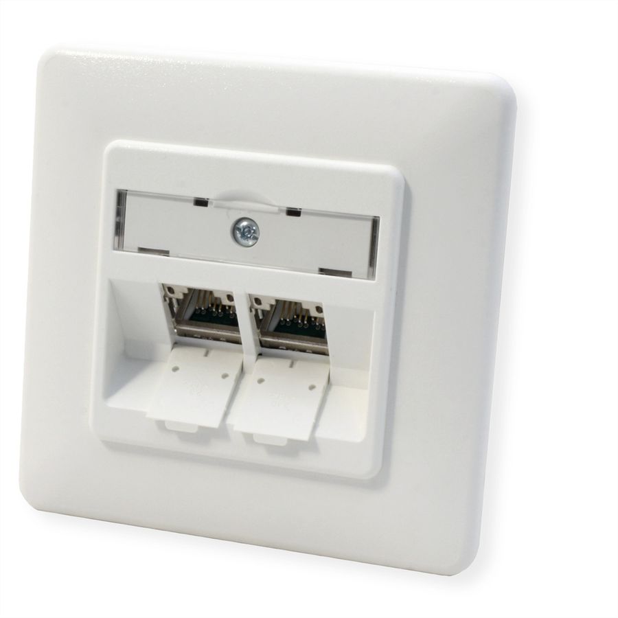 BTR Prise encastrable BC module 2 ports E-DAT, Cat.6 (Classe E)